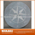 Grantie compass rose